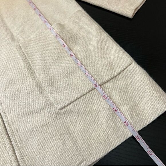 J. Crew Open Front Sophie Sweater Blazer XS Off-White - Picture 13 of 13